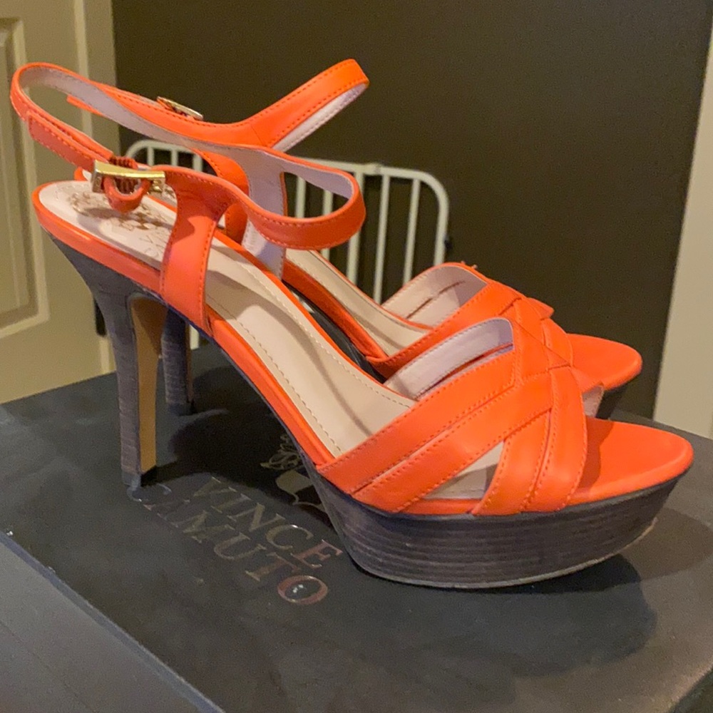 Vince Camino Orange Heel.